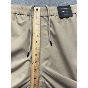Under 5'10 U-510 Jon Jogger Men 34x26 Khaki Tan Athletic Pants NWT